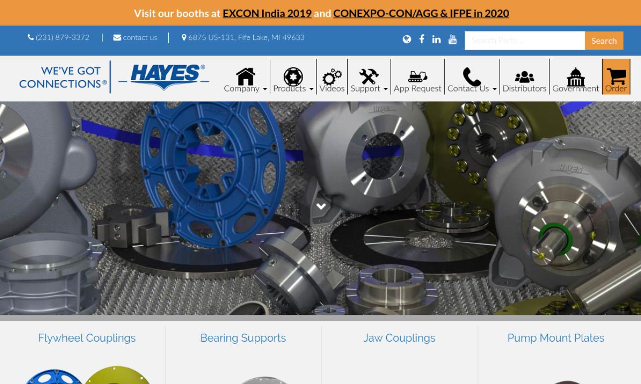 Hayes Manufacturing, Inc. Shaft Coupling Manufacturers