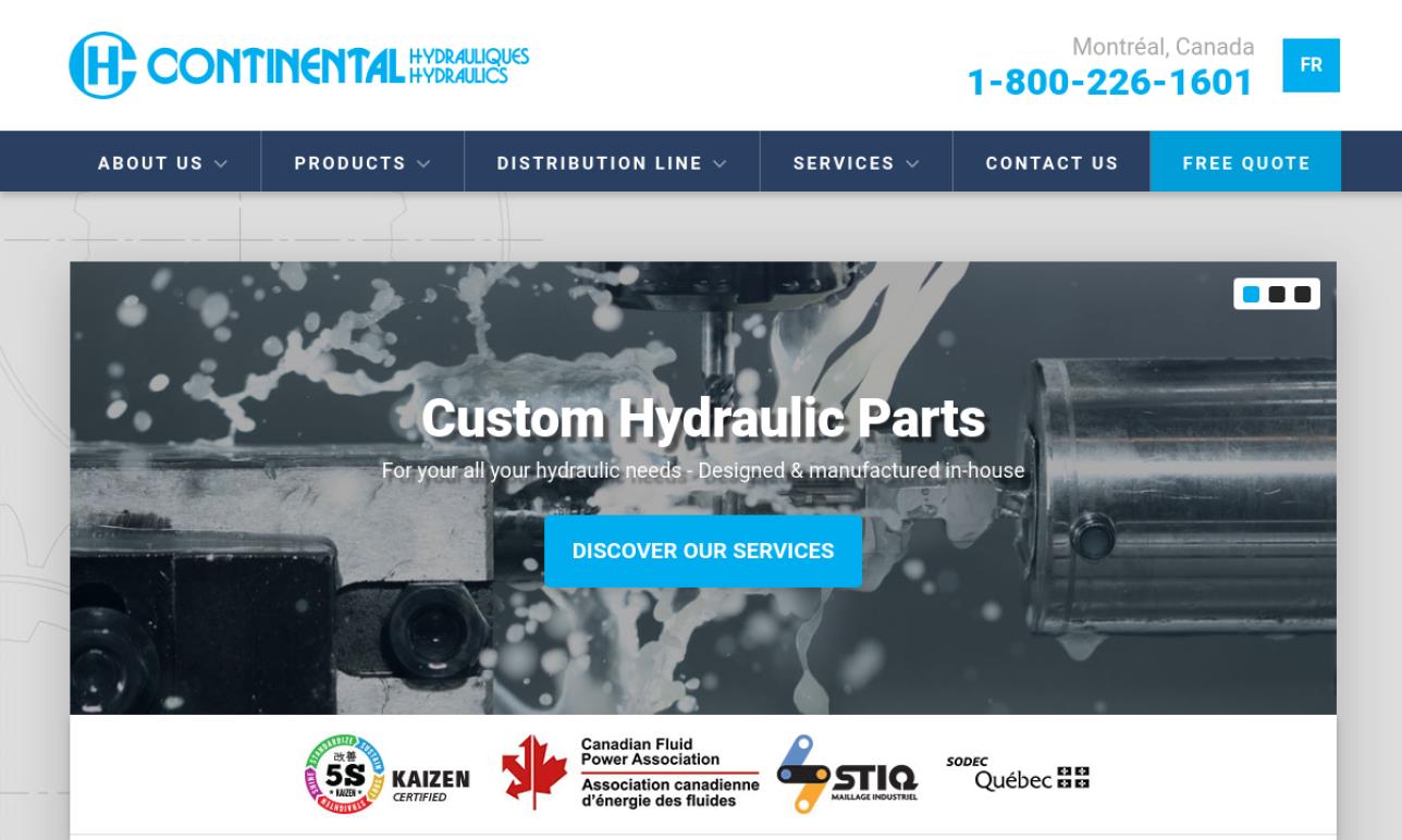 Hydrauliques Continental Hydraulics Inc.